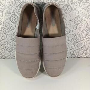 Skechers Go Walk Resalyte Women's Slip-On Shoes Sz 6 Beige Fabric Slip On